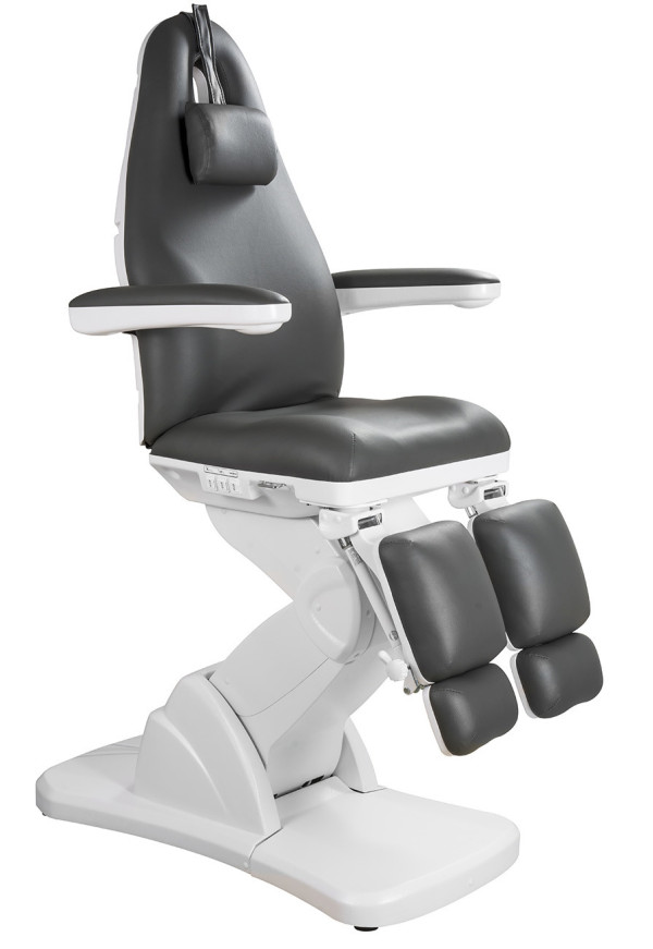 Pedikérske/podologické kreslo elektrické BARON E3 - tmavosivá
