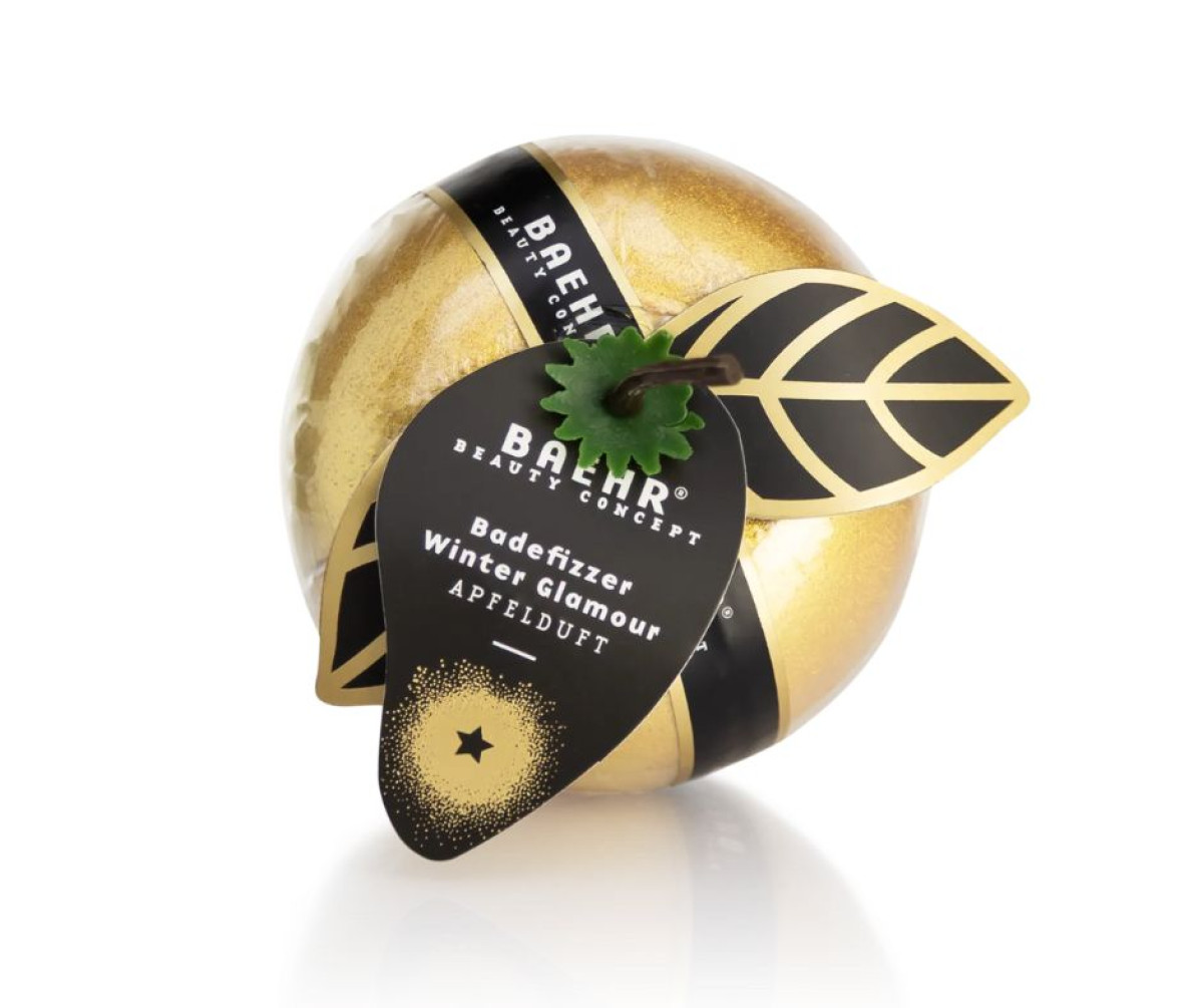 Šumivé guľôčky „Winter Glamour“ do kúpeľa v jabĺčku 4x50g