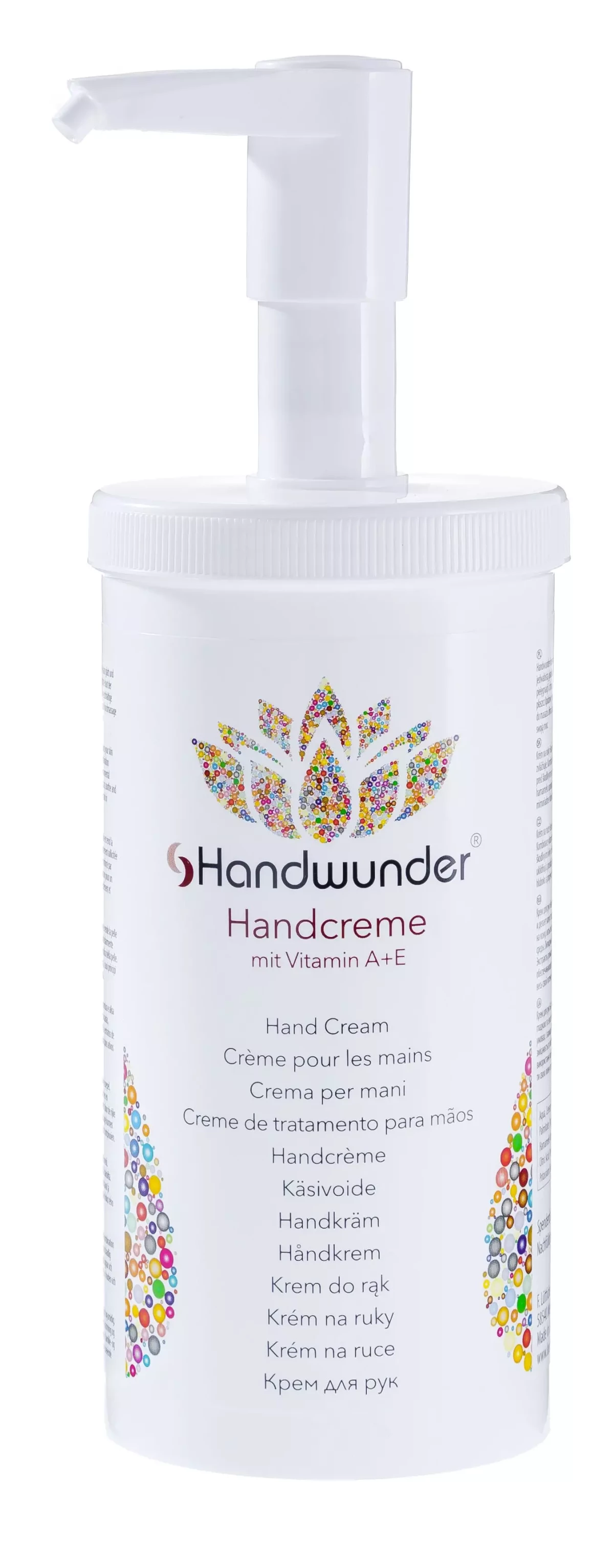 Handwunder krém na ruky s vitamínmi A a E 450 ml s pumpou