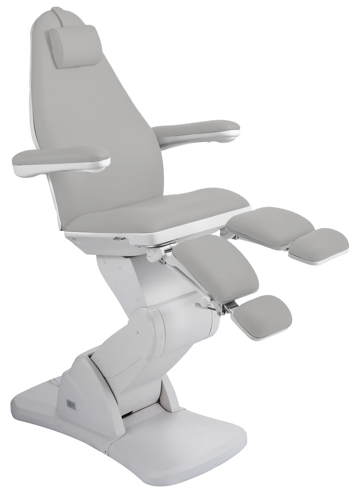 Pedikérske kreslo elektrické BARON E5 - svetlosivá