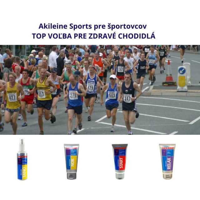 Nové produkty Akileine Sports pre športovcov – TOP voľba pre zdravé chodidlá