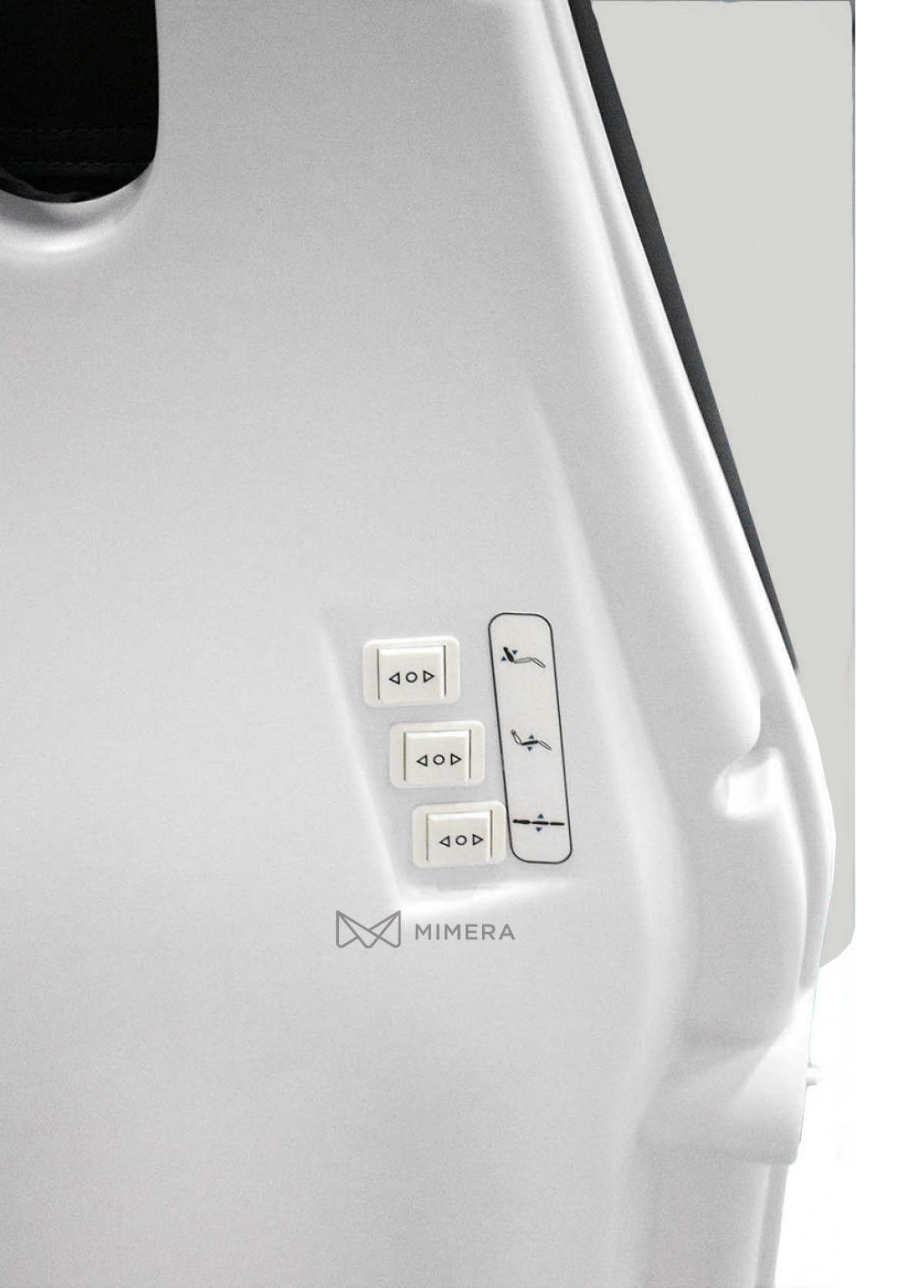 Pedikérske kreslo elektrické BARON E5 - svetlosivá