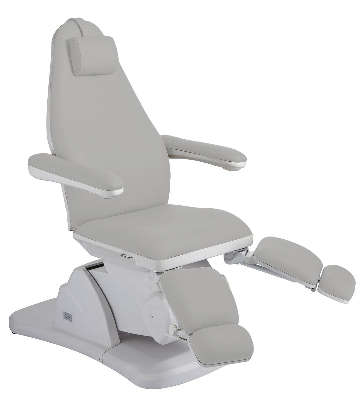 Pedikérske kreslo elektrické BARON E5 - svetlosivá